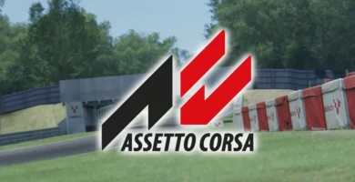 PlayStation 4 Assetto Corsa game screen showing offline mode after server shutdown.