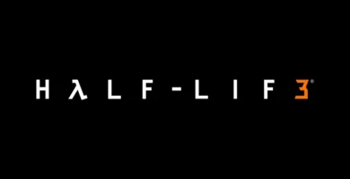 A cracked Half-Life 3 logo fading into darkness, symbolizing uncertainty