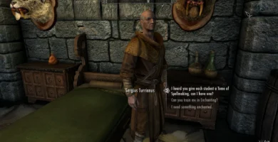 Custom spellcrafting menu in Skyrim using the Fourth Era Spell-Crafting mod inspired by Oblivion