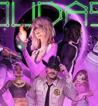 Judas key art showing the Big 3 characters who can become villains depending on player choices