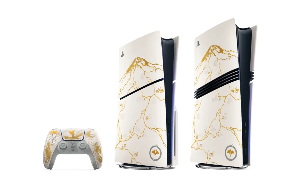 Ghost of Yotei PS5 Limited Edition Slim Console and DualSense controller