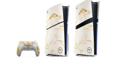 Ghost of Yotei PS5 Limited Edition Slim Console and DualSense controller