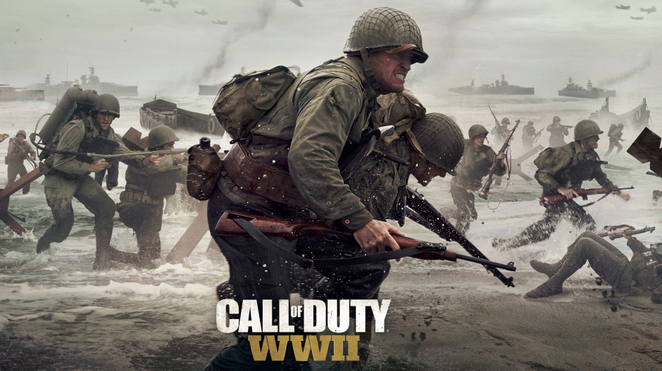 Call of Duty WW2 soldiers in multiplayer battle on PC
