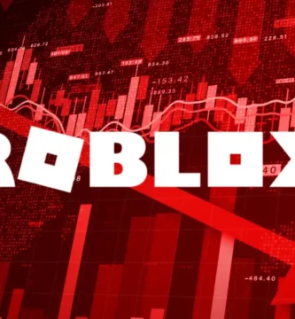 Roblox stock graph showing decline amid lawsuits and bans