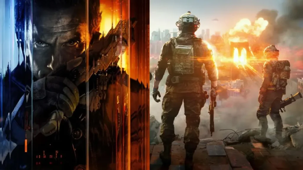 CoD Black Ops 7 Vault Edition artwork alongside Battlefield 6 promotional image