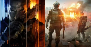 CoD Black Ops 7 Vault Edition artwork alongside Battlefield 6 promotional image