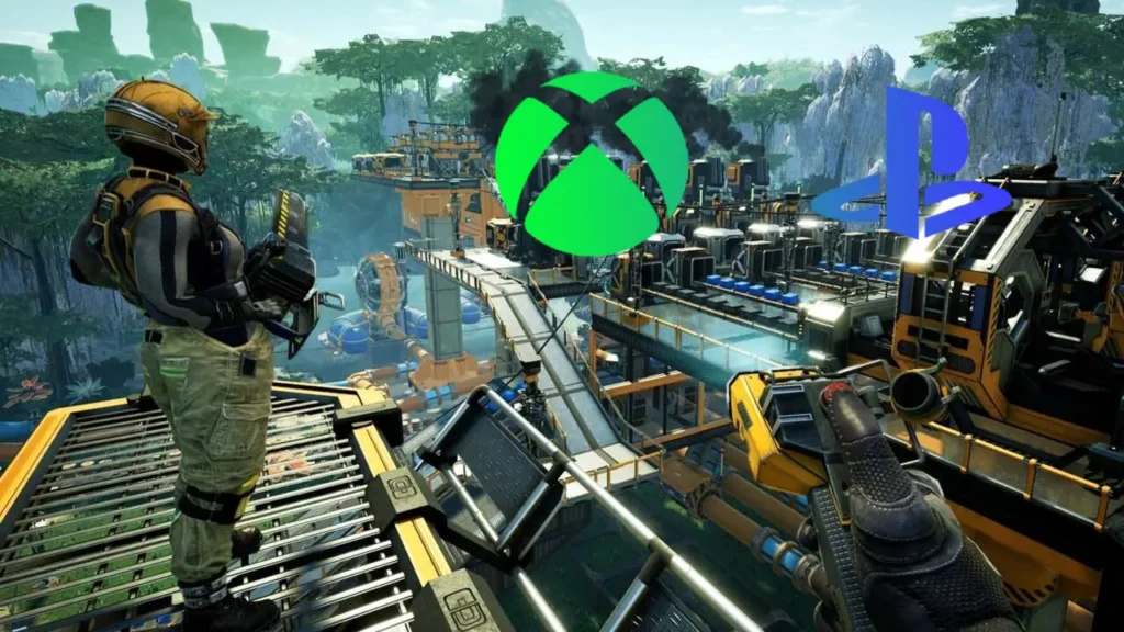 Satisfactory console gameplay on PlayStation and Xbox
