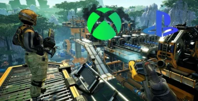 Satisfactory console gameplay on PlayStation and Xbox