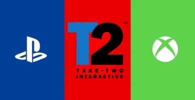 Take-Two Interactive logo alongside Xbox Game Pass and PlayStation Plus icons, representing limited subscription support.