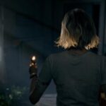 Resident Evil Requiem gameplay showing protagonist in third-person mode