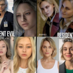 Resident Evil Requiem Grace Ashcroft and Alyssa Ashcroft face models Julia Pratt and Kate Delic