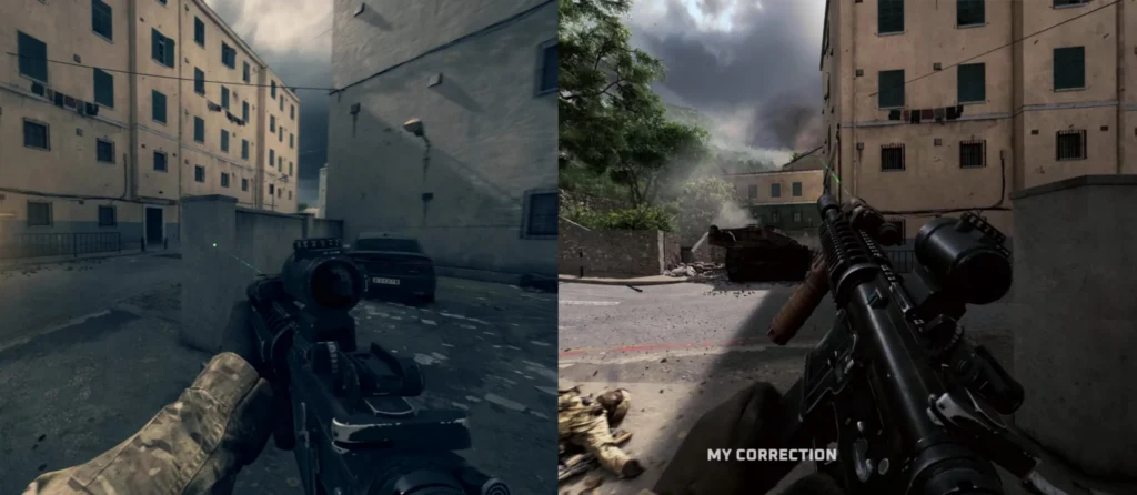 Battlefield 6 open beta maps showing different color filters applied