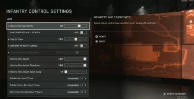 Battlefield 6 sensitivity settings menu adjustment for smoother mouse aiming