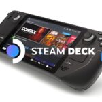 Concept render of the rumored Steam Deck 2 handheld gaming PC with 2028 release speculation.
