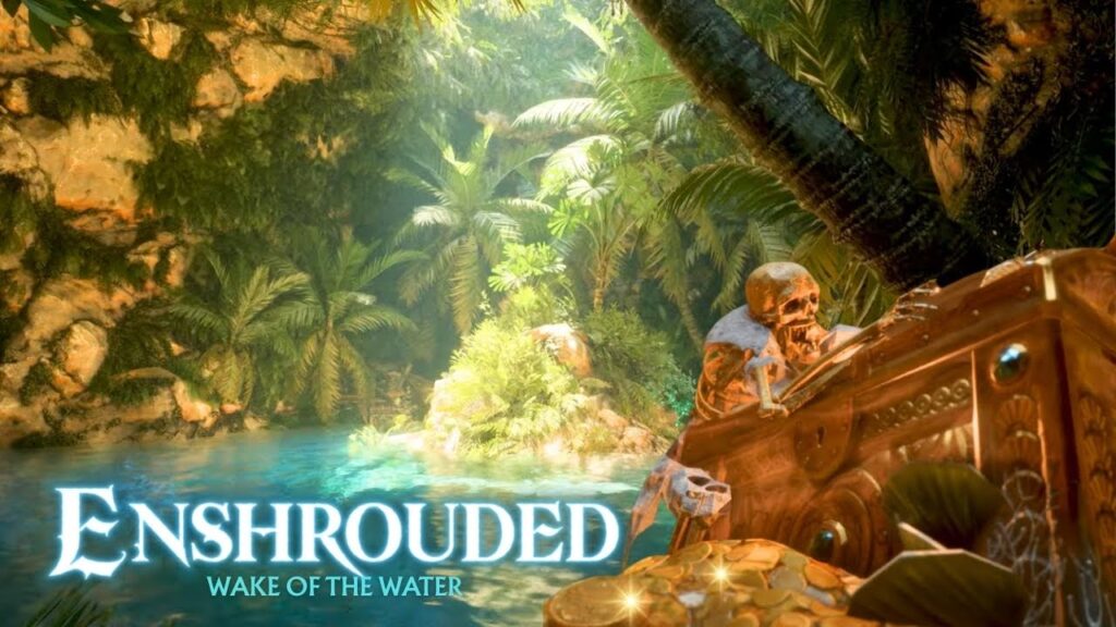 Enshrouded Wake of the Water update trailer showing swimming and water physics