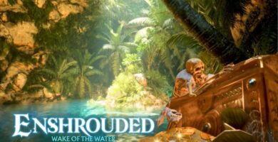 Enshrouded Wake of the Water update trailer showing swimming and water physics