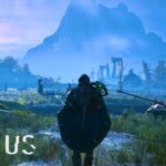 Hell Is Us playable demo screenshot showing sci-fi combat scene