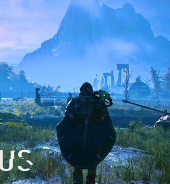 Hell Is Us playable demo screenshot showing sci-fi combat scene