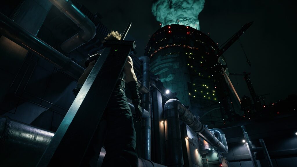 FF 7 Remake Intergrade gameplay screenshot on Nintendo Switch 2 at 30 FPS