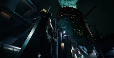 FF 7 Remake Intergrade gameplay screenshot on Nintendo Switch 2 at 30 FPS