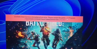 Battlefield 6 gameplay screenshot with Javelin anti-cheat blocking notification