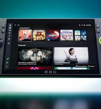 ASUS ROG Xbox Ally handheld gaming console displayed at Gamescom 2025