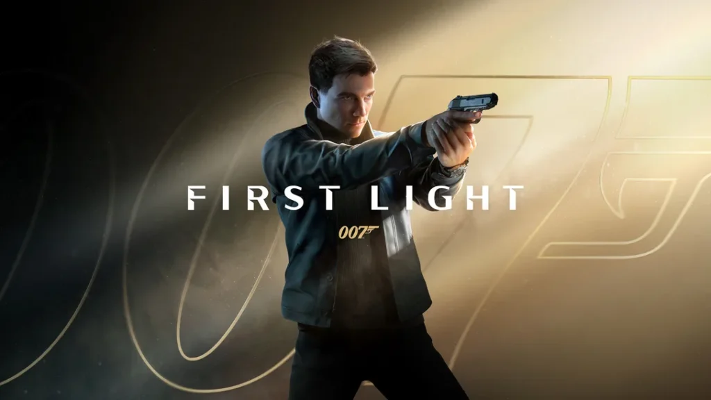 Official 007 First Light release date announcement with James Bond teaser poster