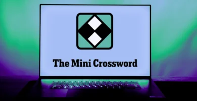 Player attempting The New York Times Mini Crossword puzzle on a mobile app screen