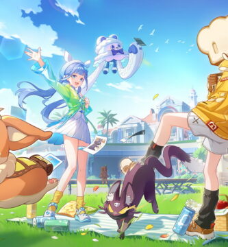 Official artwork from Honkai: Nexus Anima featuring characters and Nexus Anima creatures.