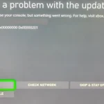 Xbox Series X console showing error 0x8B050033 update issue