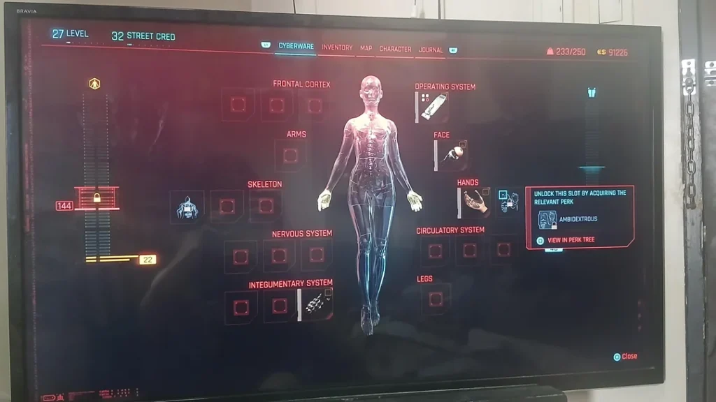 Cyberpunk 2077 V fighting Adam Smasher without cyberware upgrades
